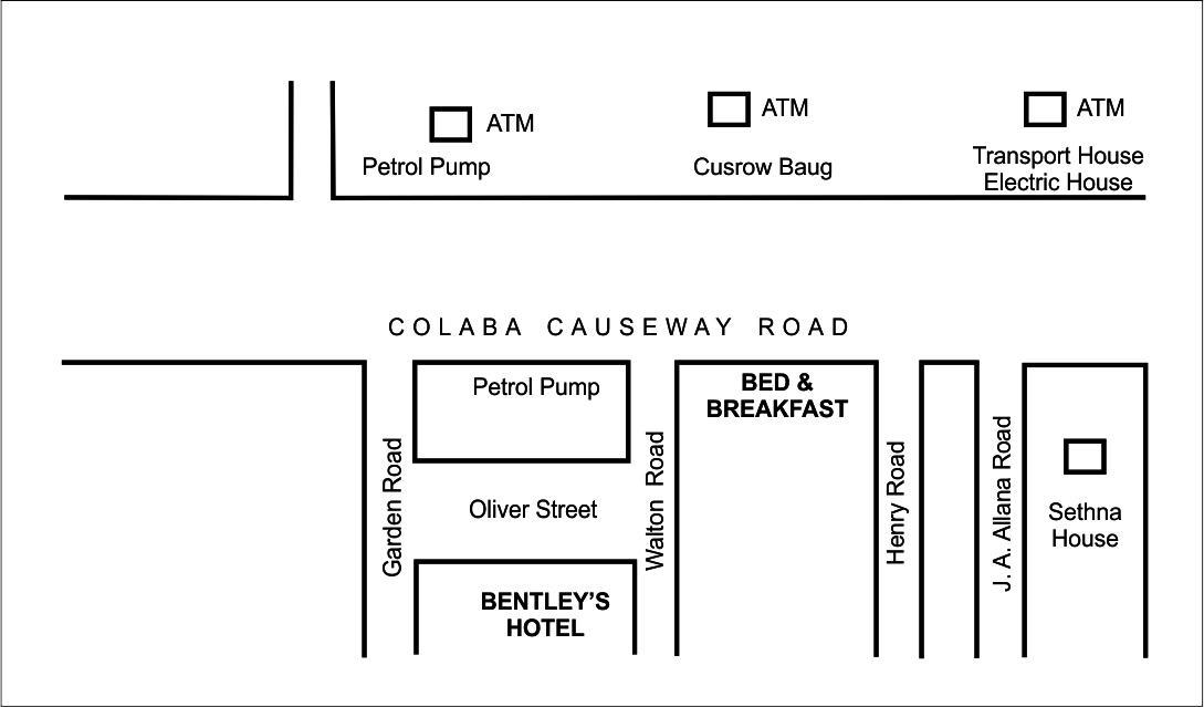 Bed And Breakfast At Colaba Mumbai Bagian luar foto